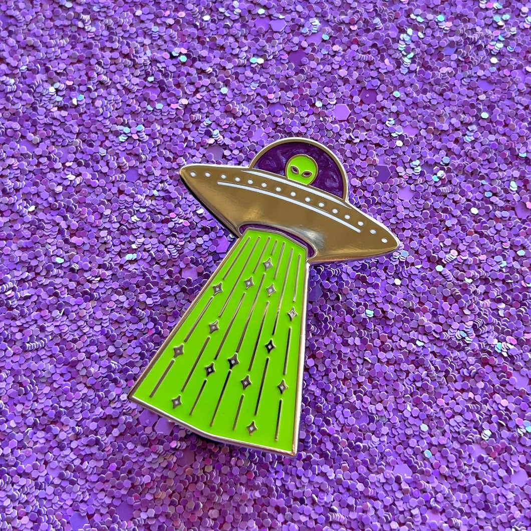 UFO Enamel Pin