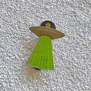 UFO Enamel Pin