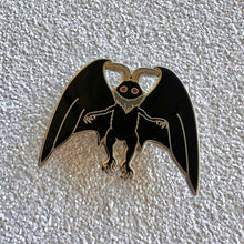 Load image into Gallery viewer, Mothman Enamel Pin
