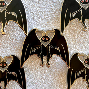 Mothman Enamel Pin