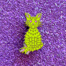 Load image into Gallery viewer, Cactus Cat Enamel Pin
