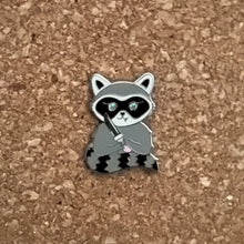 Load image into Gallery viewer, Raccoon Enamel Pin
