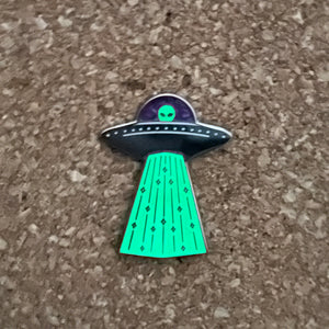 UFO Enamel Pin