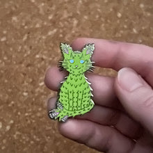 Load image into Gallery viewer, Cactus Cat Enamel Pin
