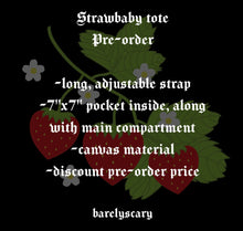 Load image into Gallery viewer, Strawbaby Tote Bag
