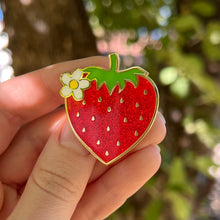 Load image into Gallery viewer, Strawbaby Enamel Pin
